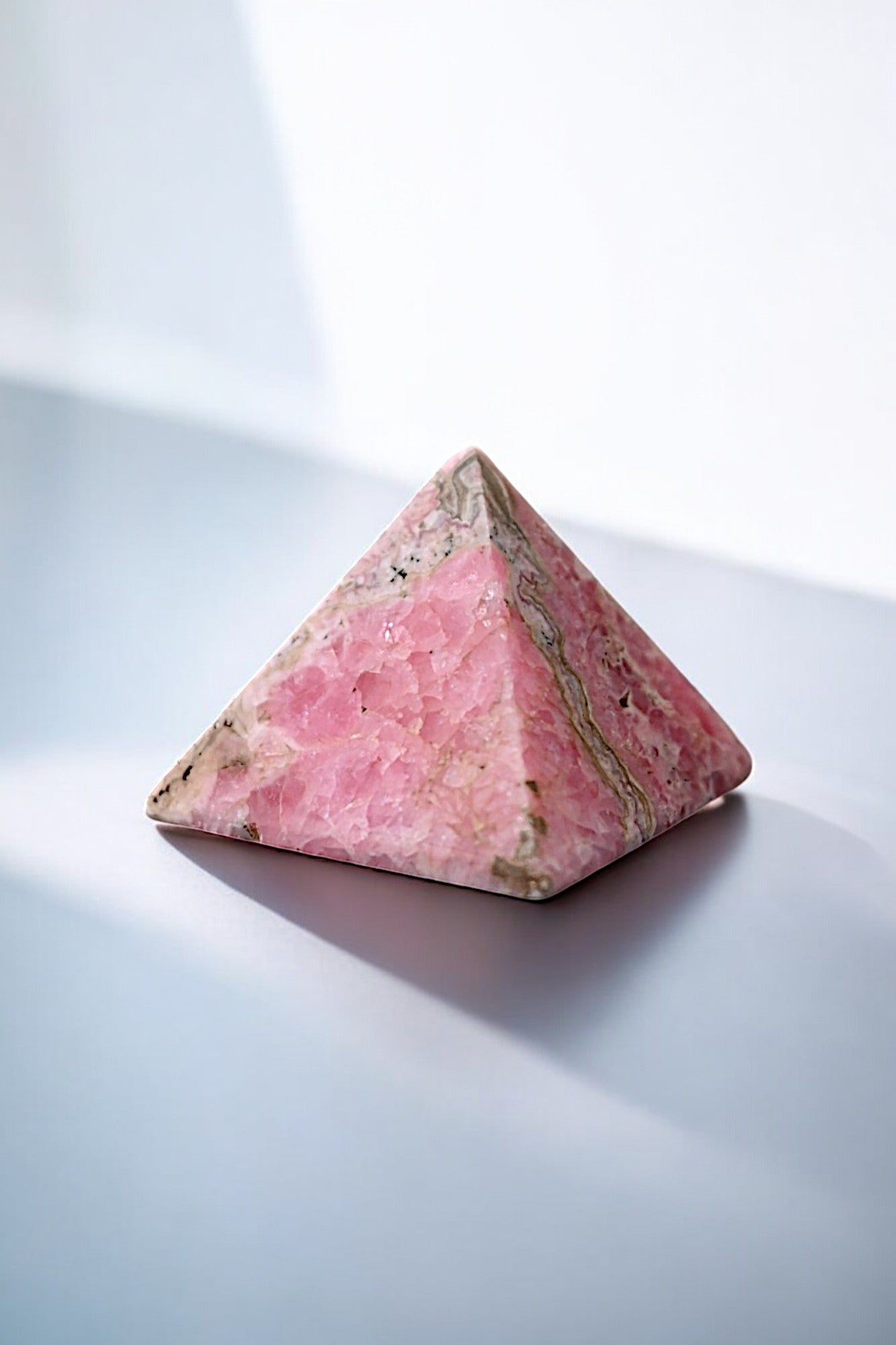 Rhodochrosite Pyramid