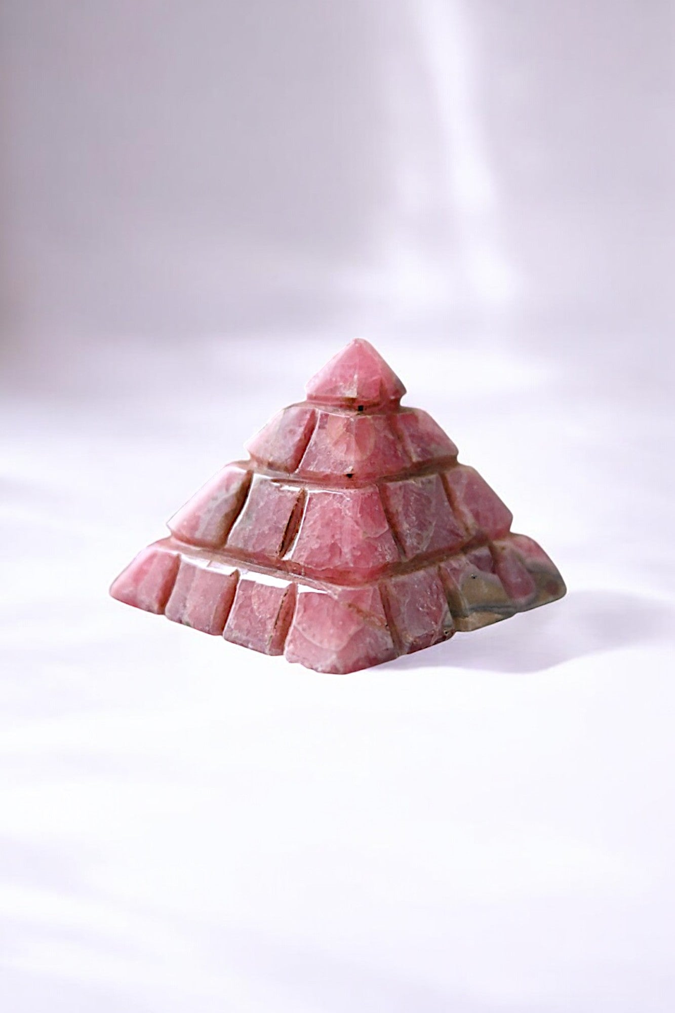 Rhodochrosite Pyramid