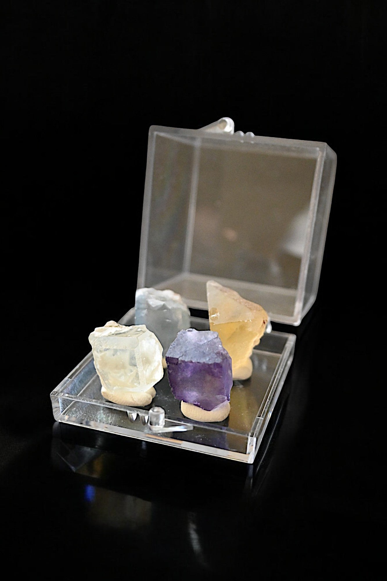 Fluorite Mineral Collectors Box