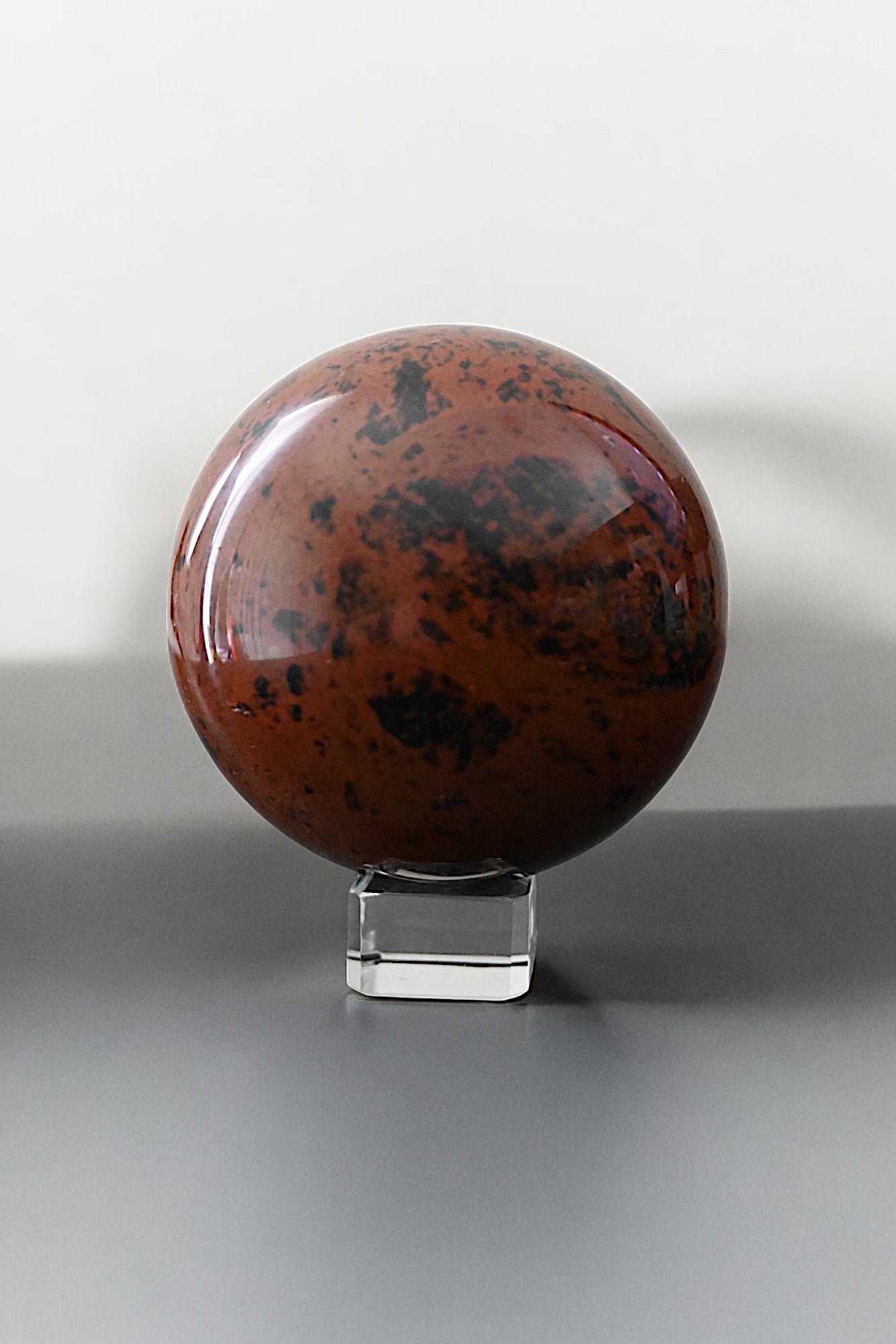 Mahogany Obsidian Sphere