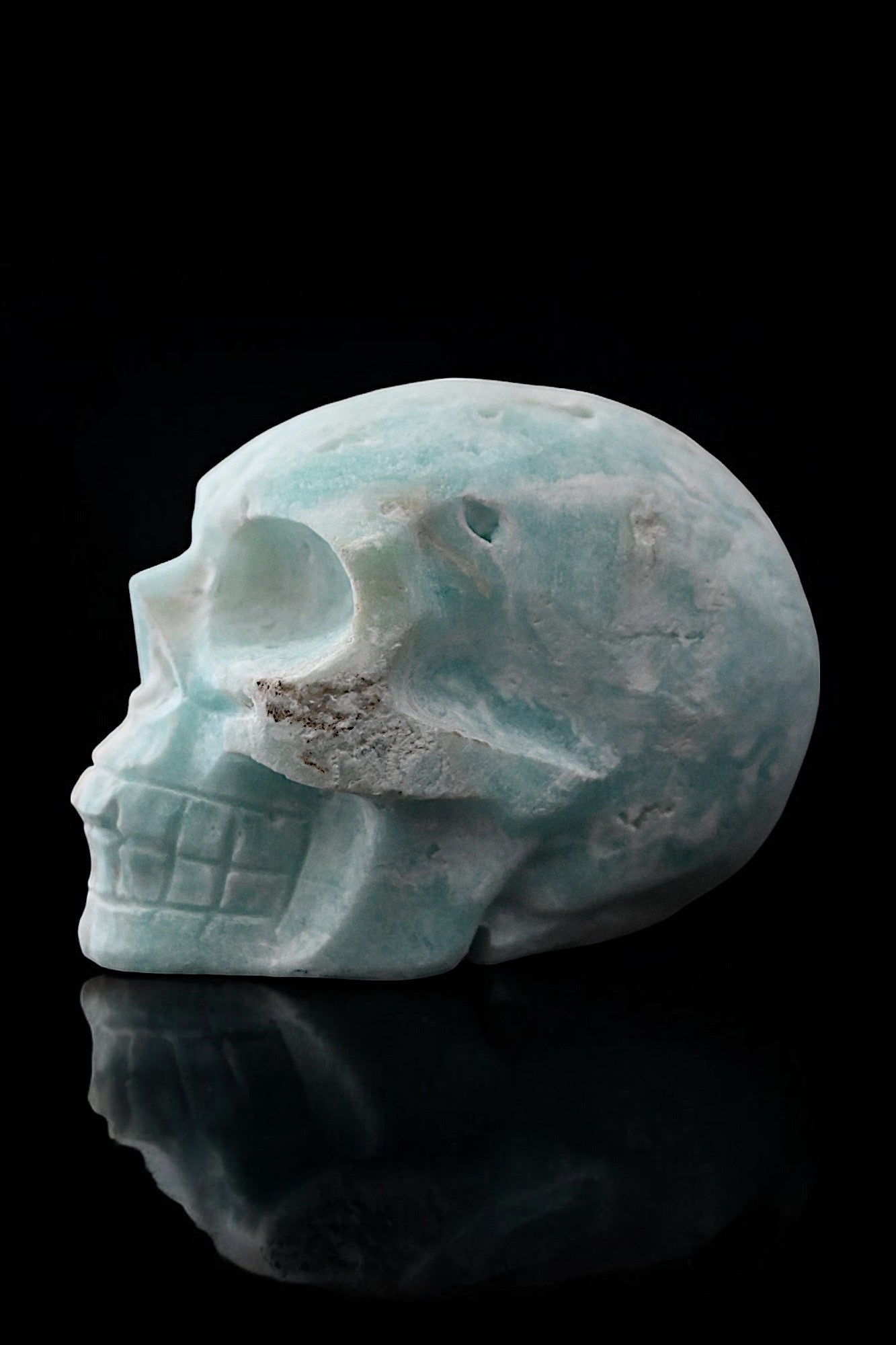 Hemimorphite Skull