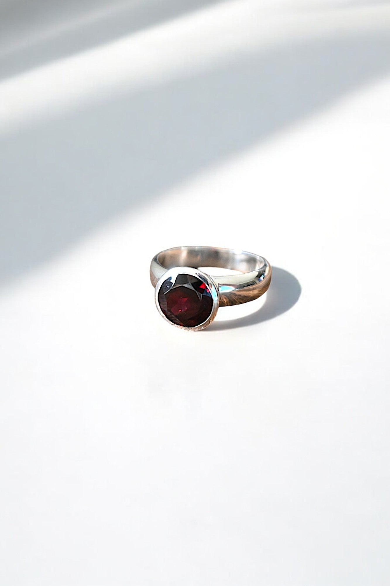 Garnet Ring Size US 7.5