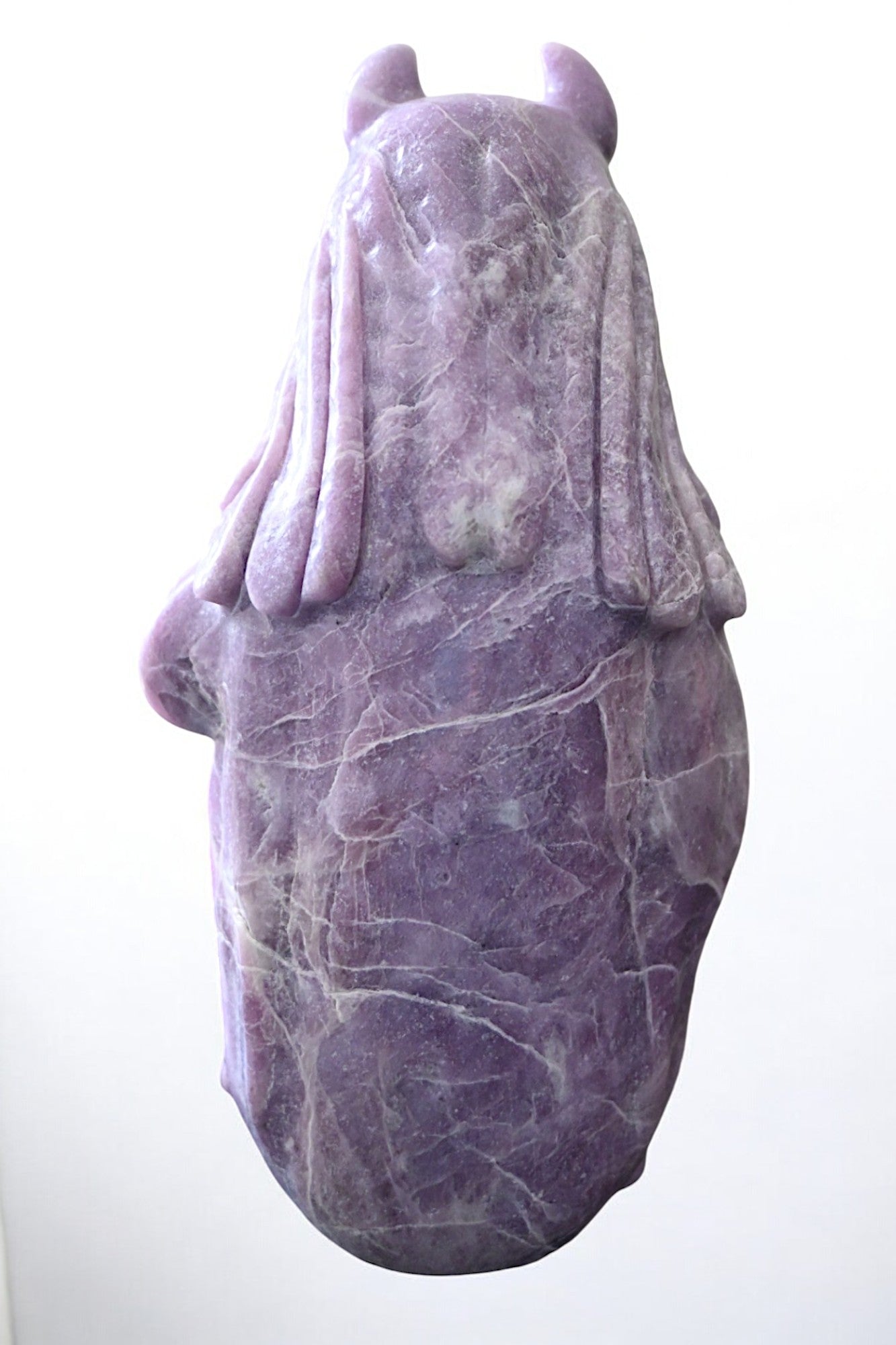 Lepidolite Native Carving