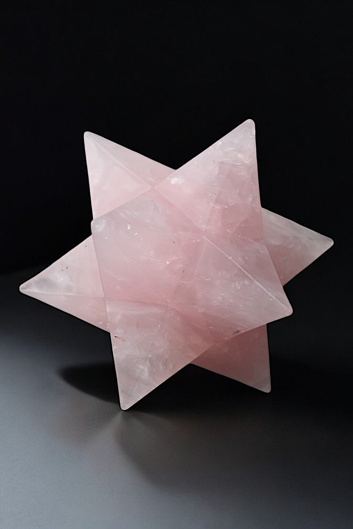 Rose Quartz Merkaba