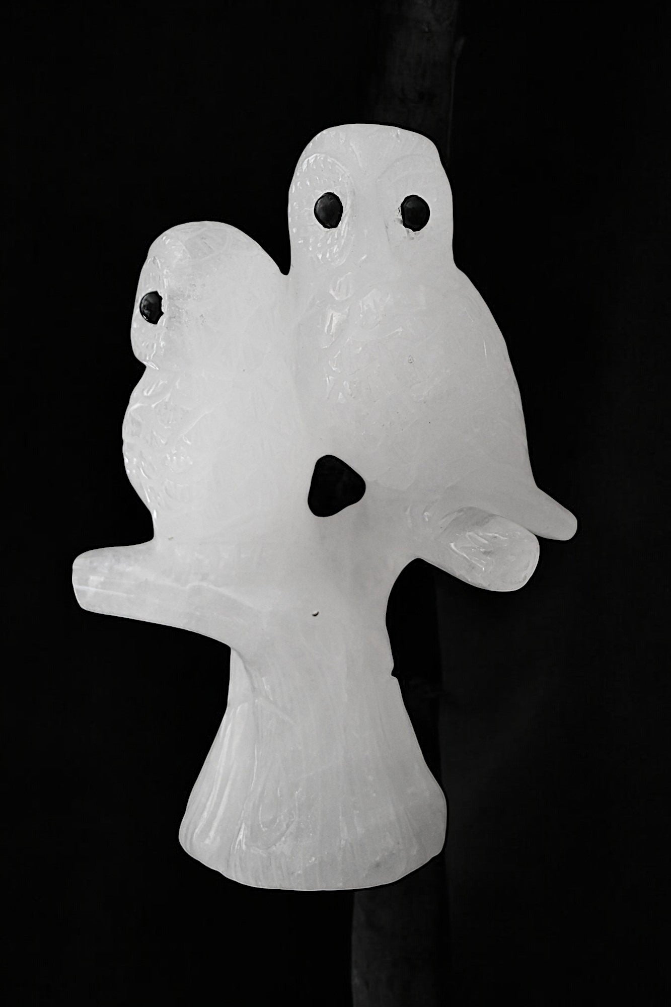 Quartz Owl Pair