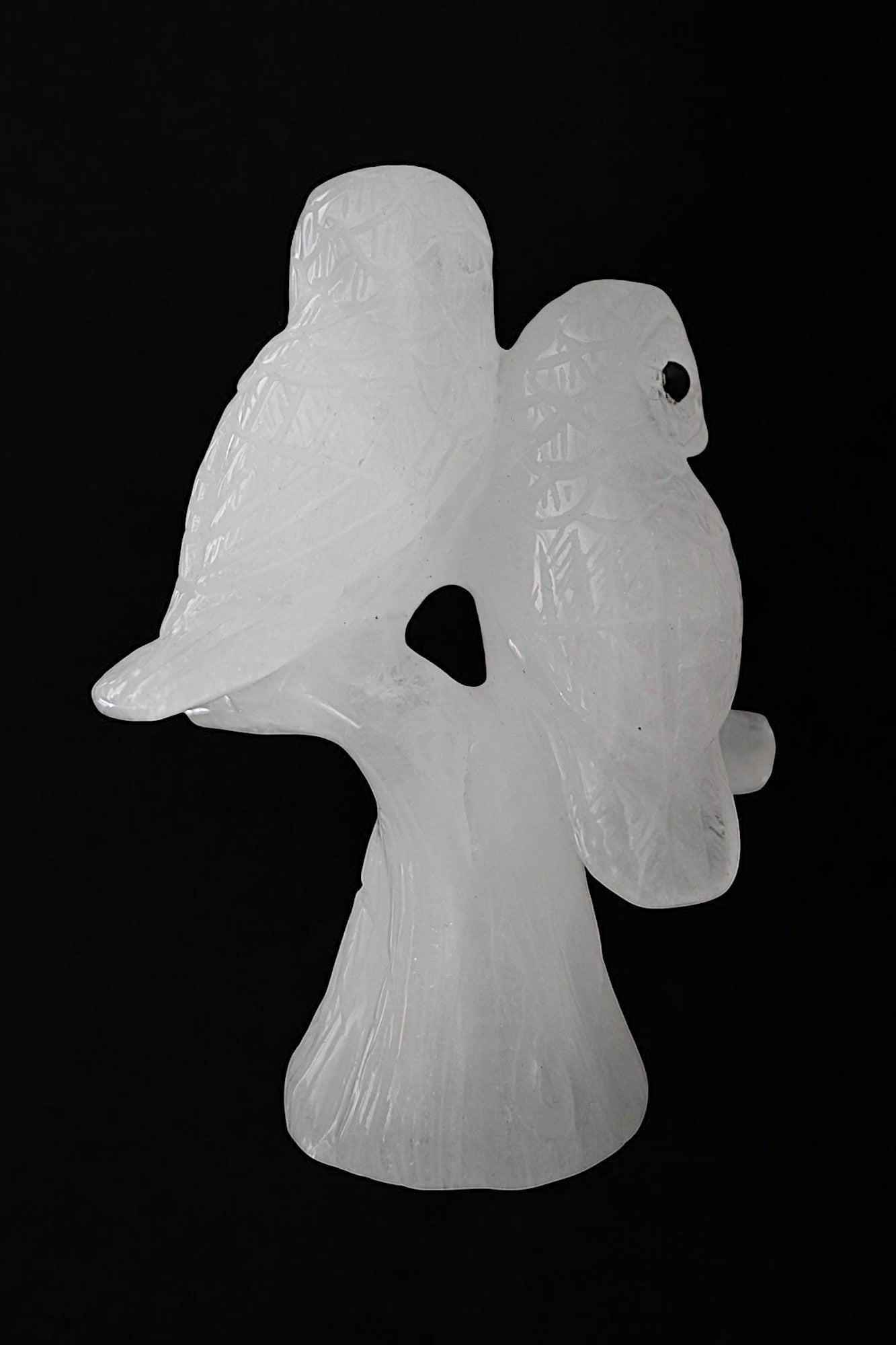 Quartz Owl Pair