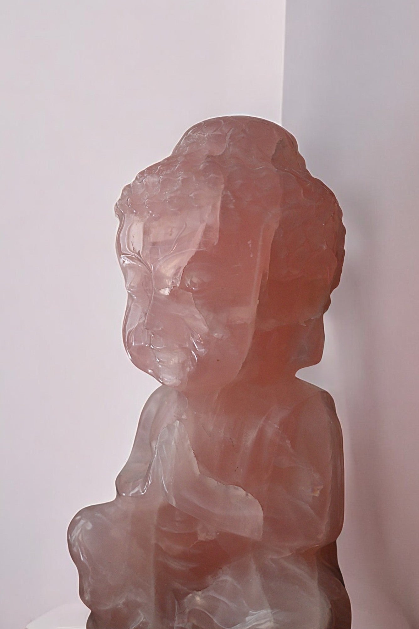 Rose Quartz Buddha