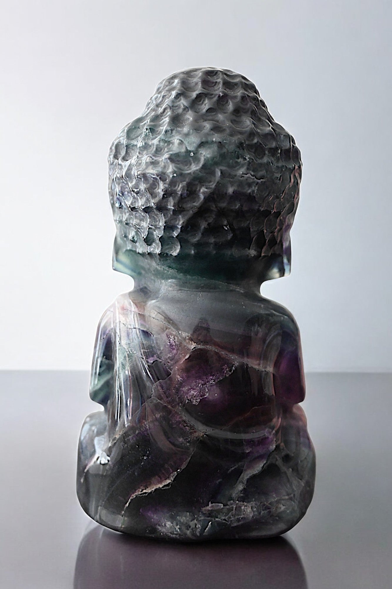 Rainbow Fluorite Buddha