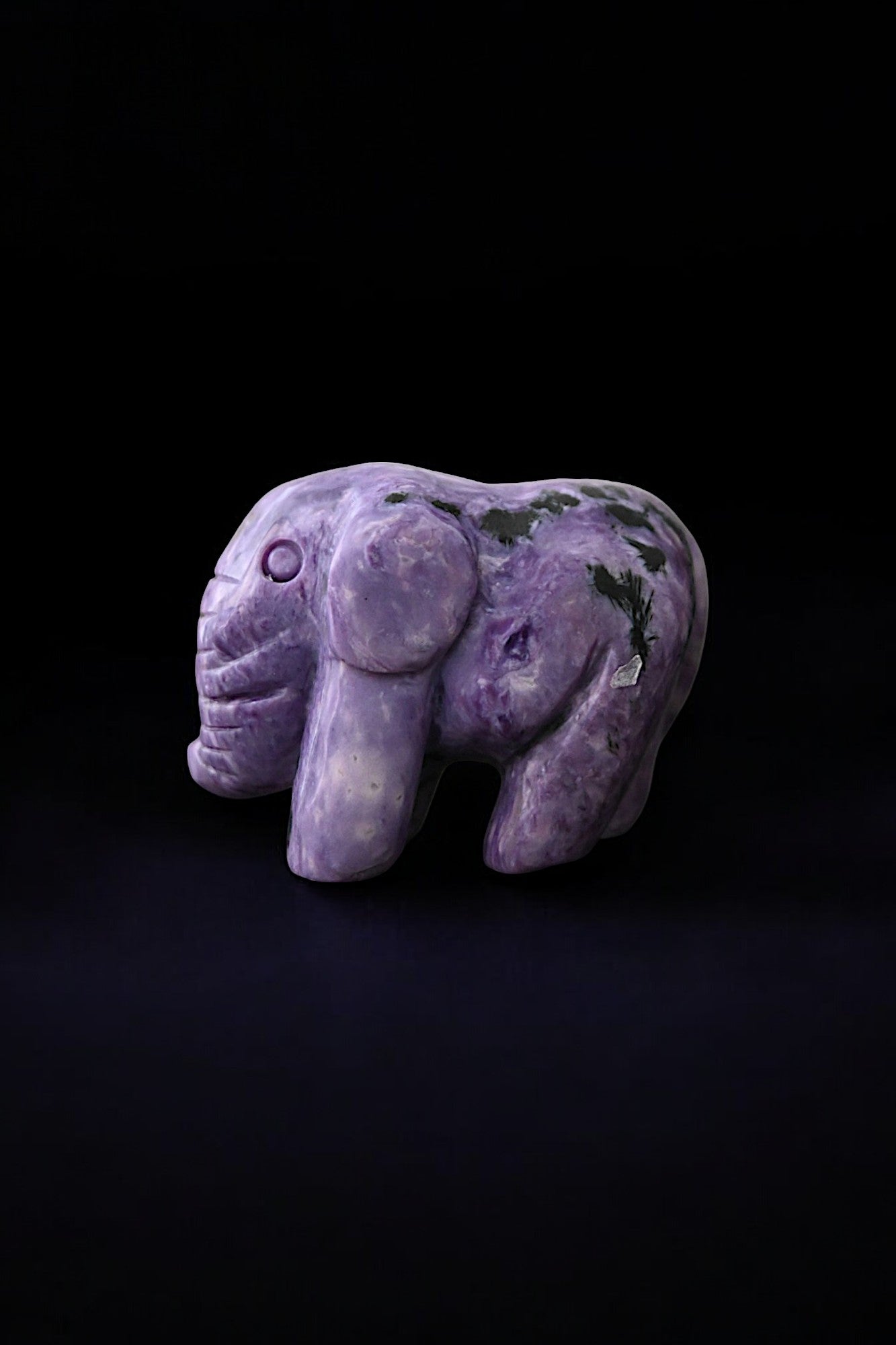 Charoite Elephant