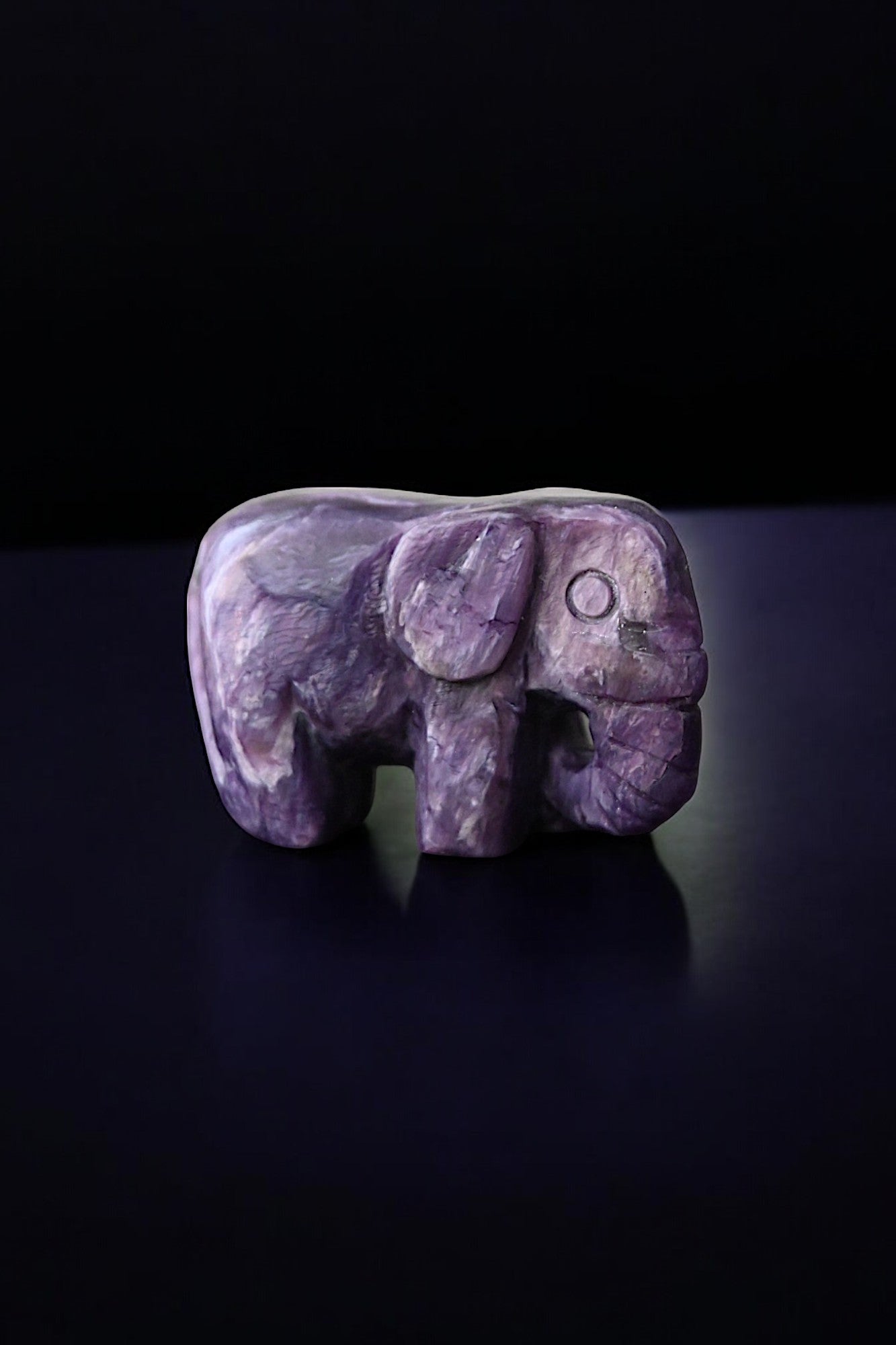 Charoite Elephant