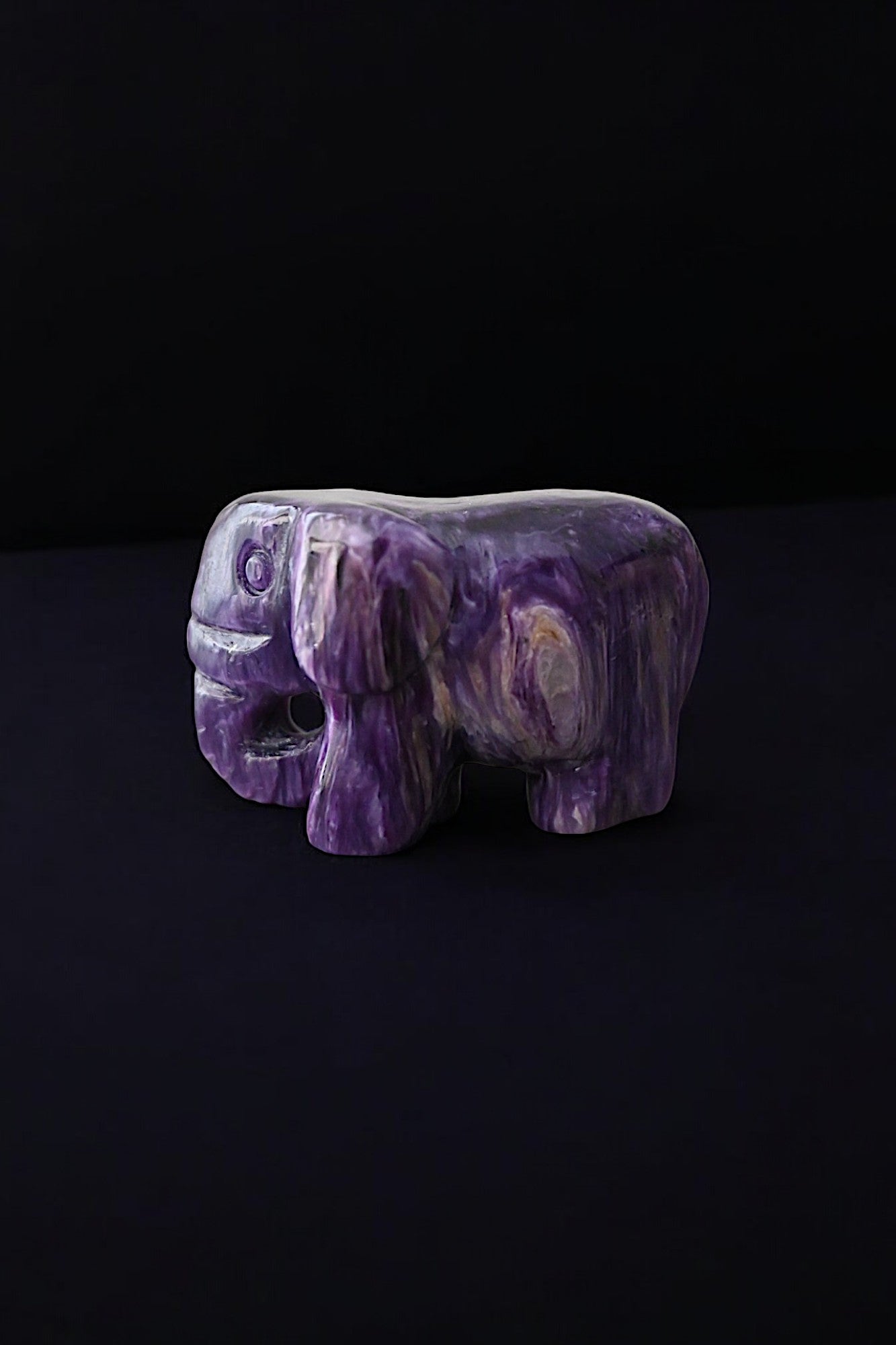 Charoite Elephant