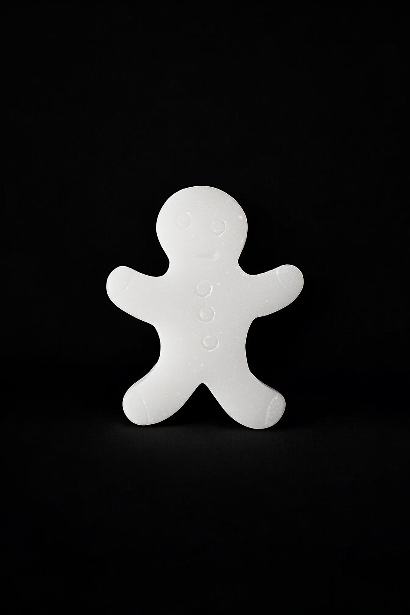 Snow Quartz Gingerbread Man