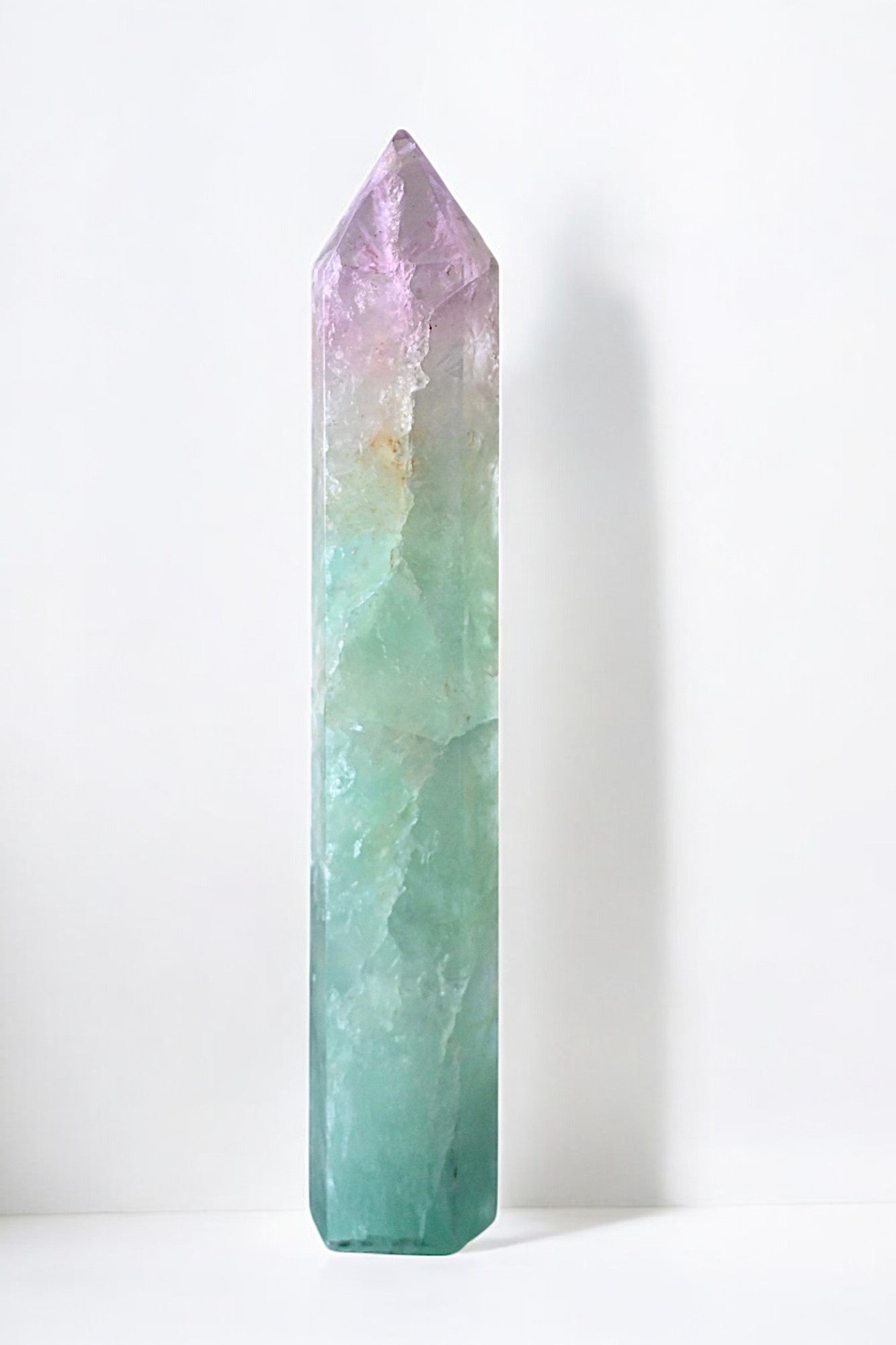 Watermelon Fluorite Tower