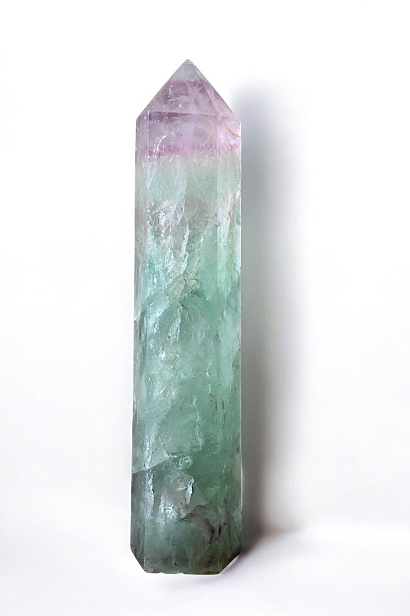 Watermelon Fluorite Tower