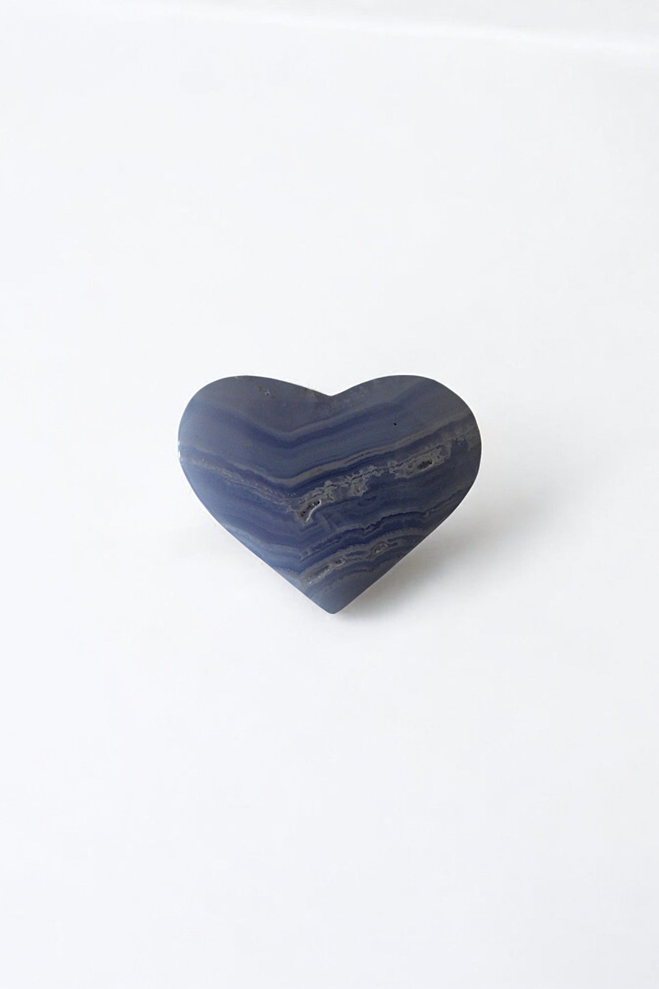 Blue Lace Agate Heart