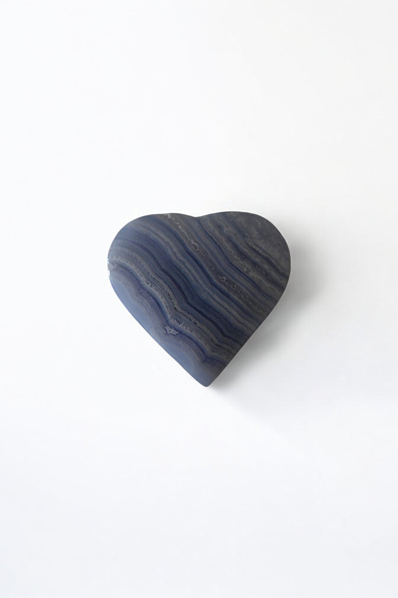 Blue Lace Agate Heart