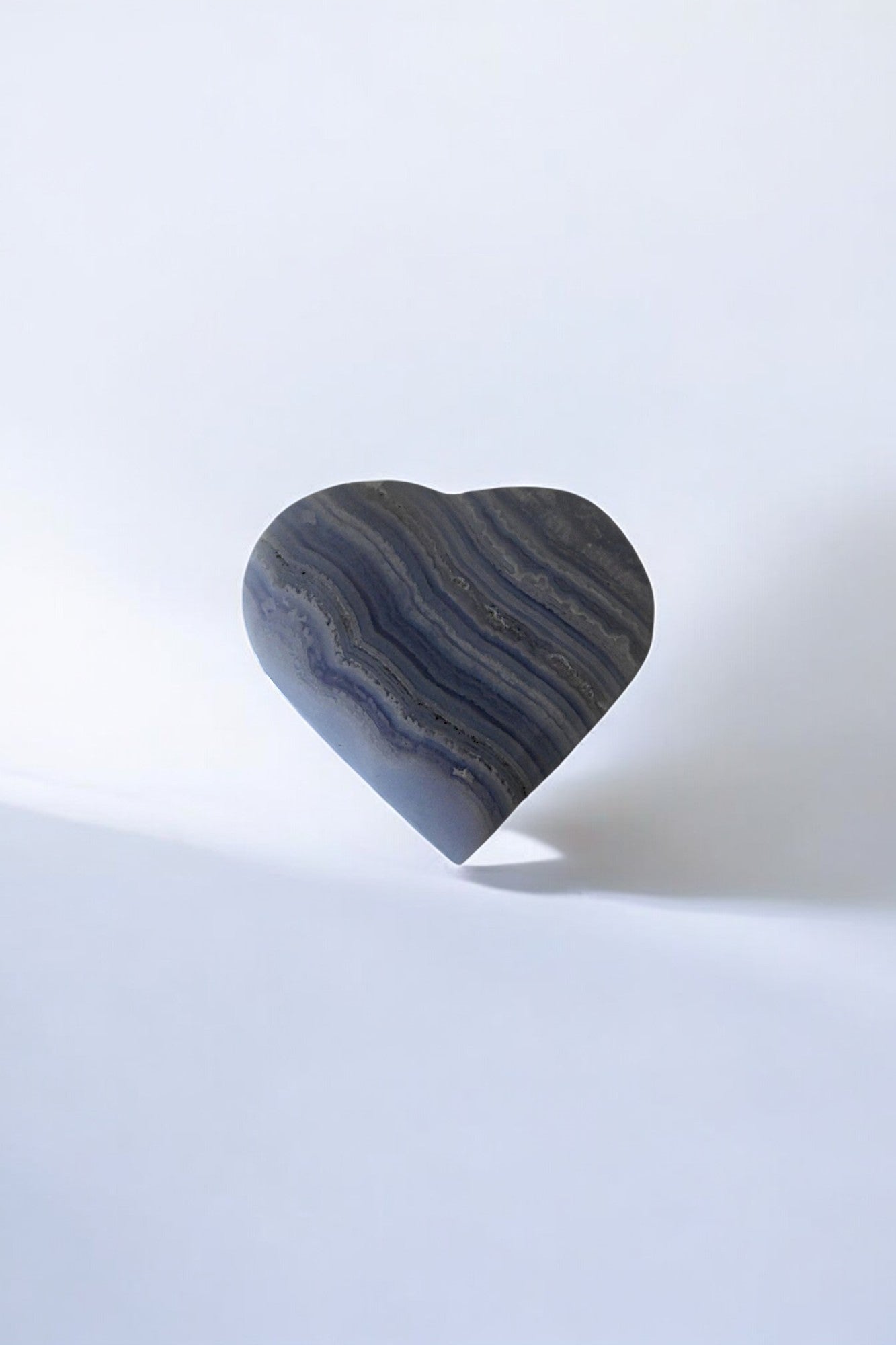 Blue Lace Agate Heart