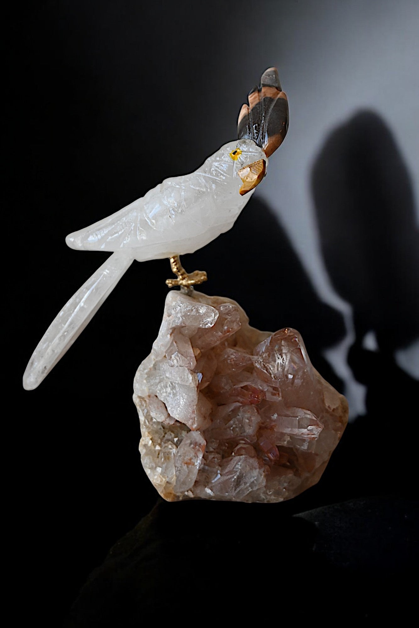 Quartz Bird on Cluster