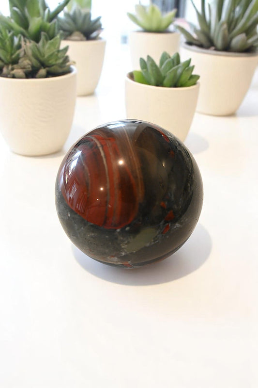 African Bloodstone Sphere