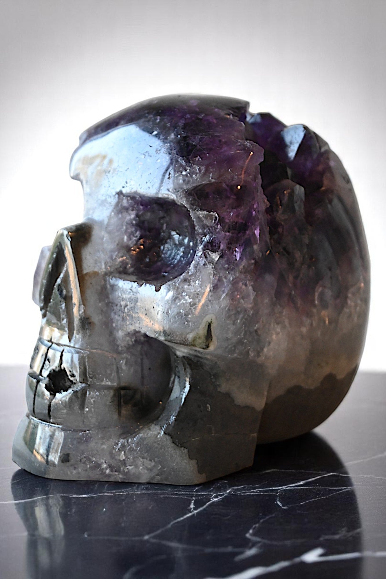 Amethyst Skull