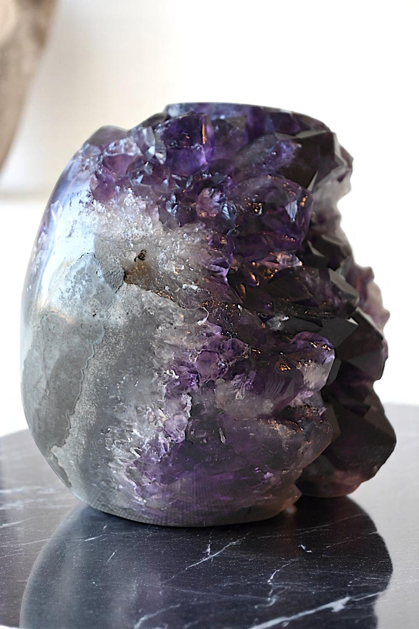 Amethyst Skull
