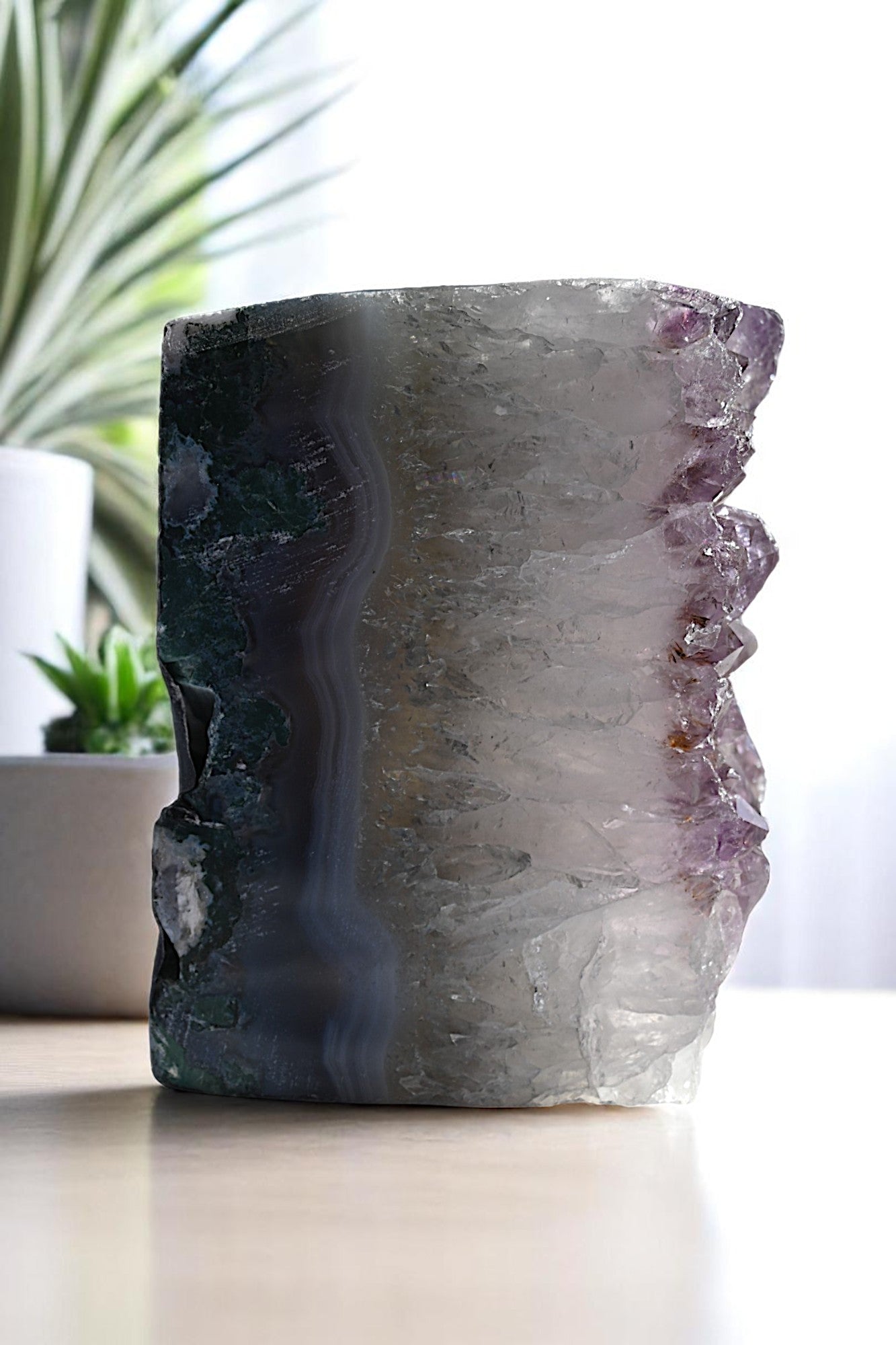 Amethyst Tealight Holder