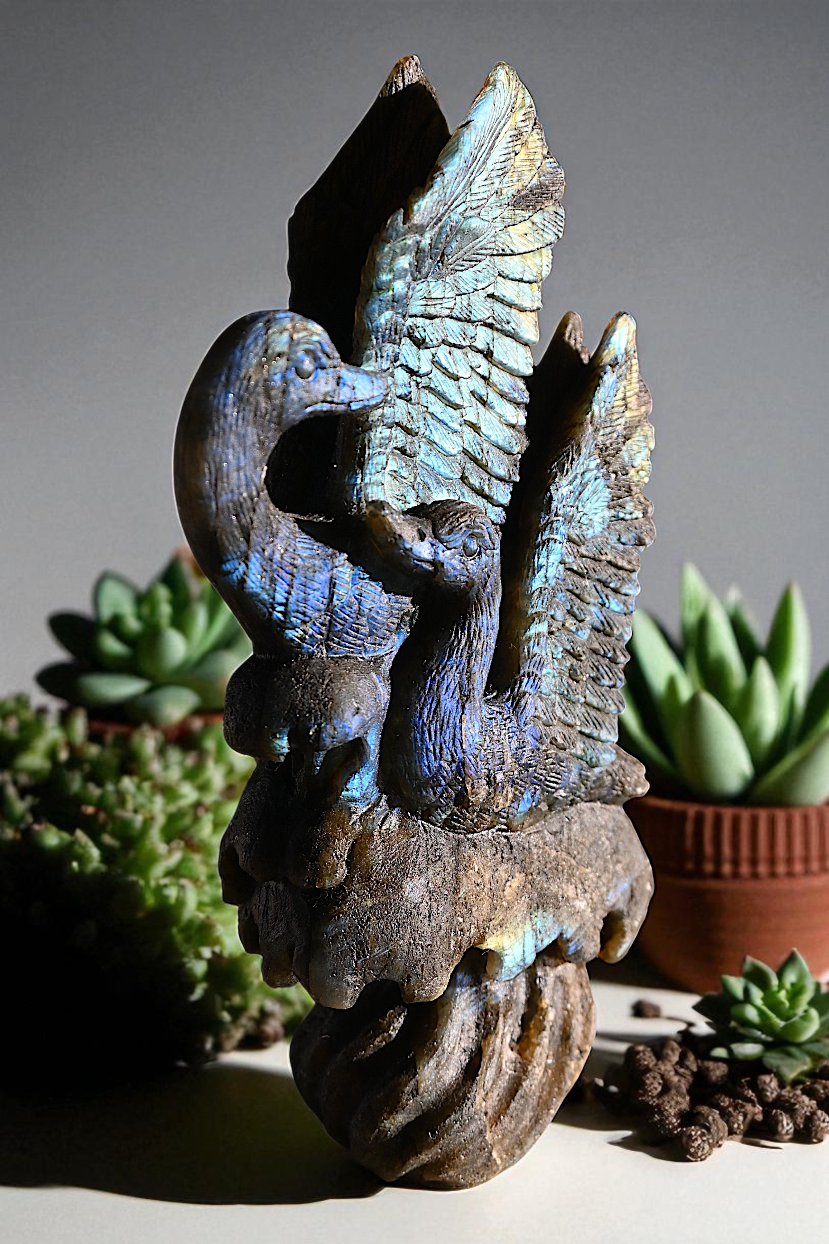 Collectors Labradorite Swan