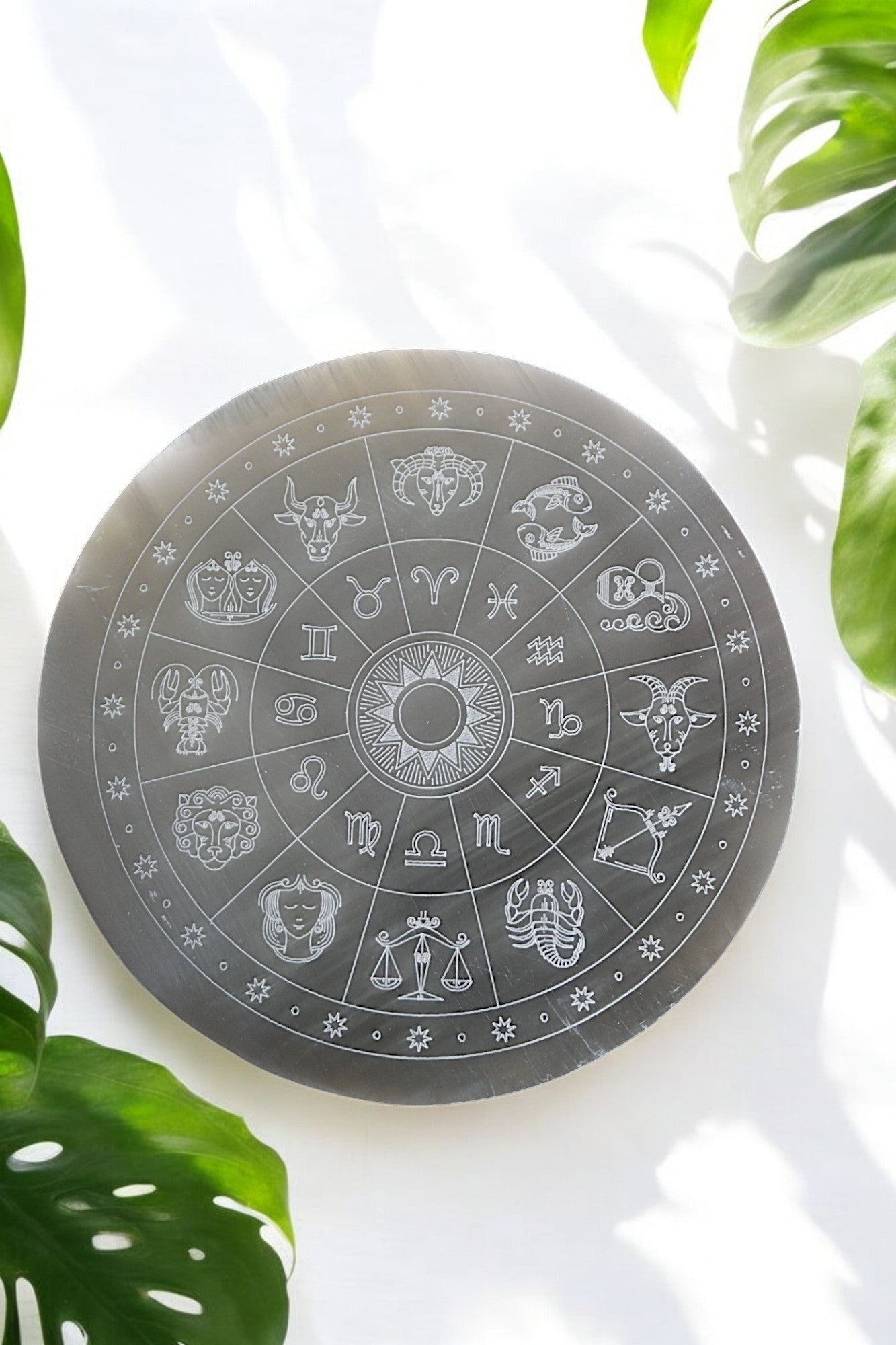 Selenite Zodiac