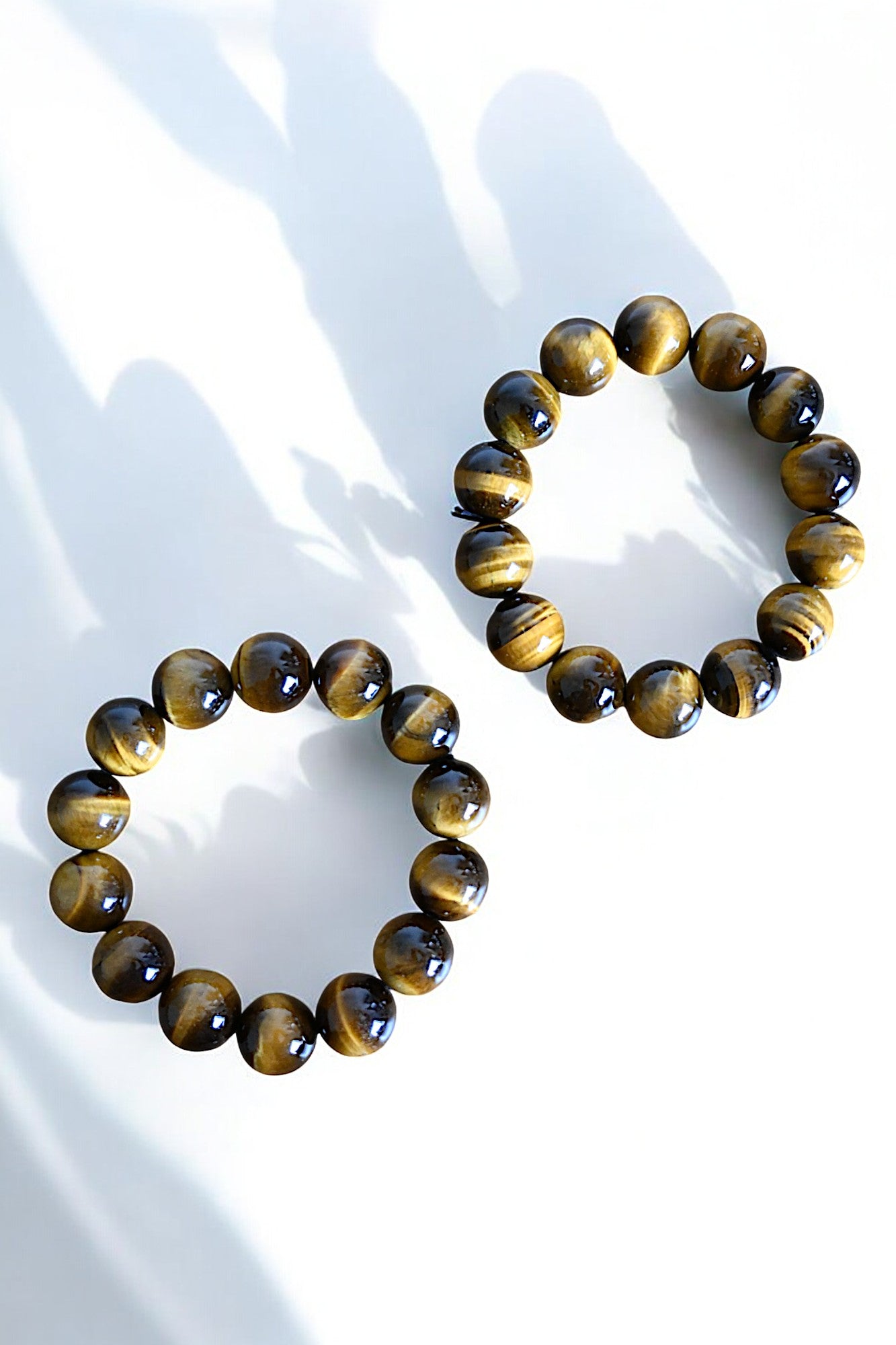 Tiger Eye Bead Bracelet | 16mm