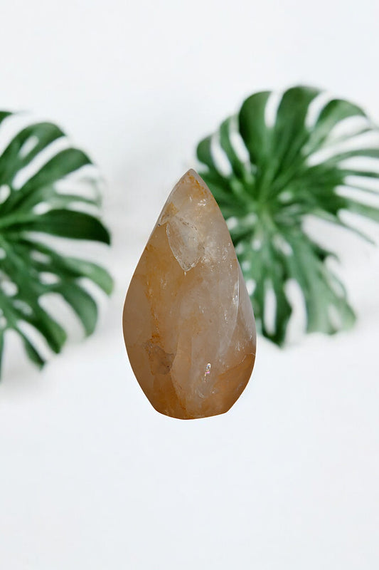 Golden Healer Quartz Flame