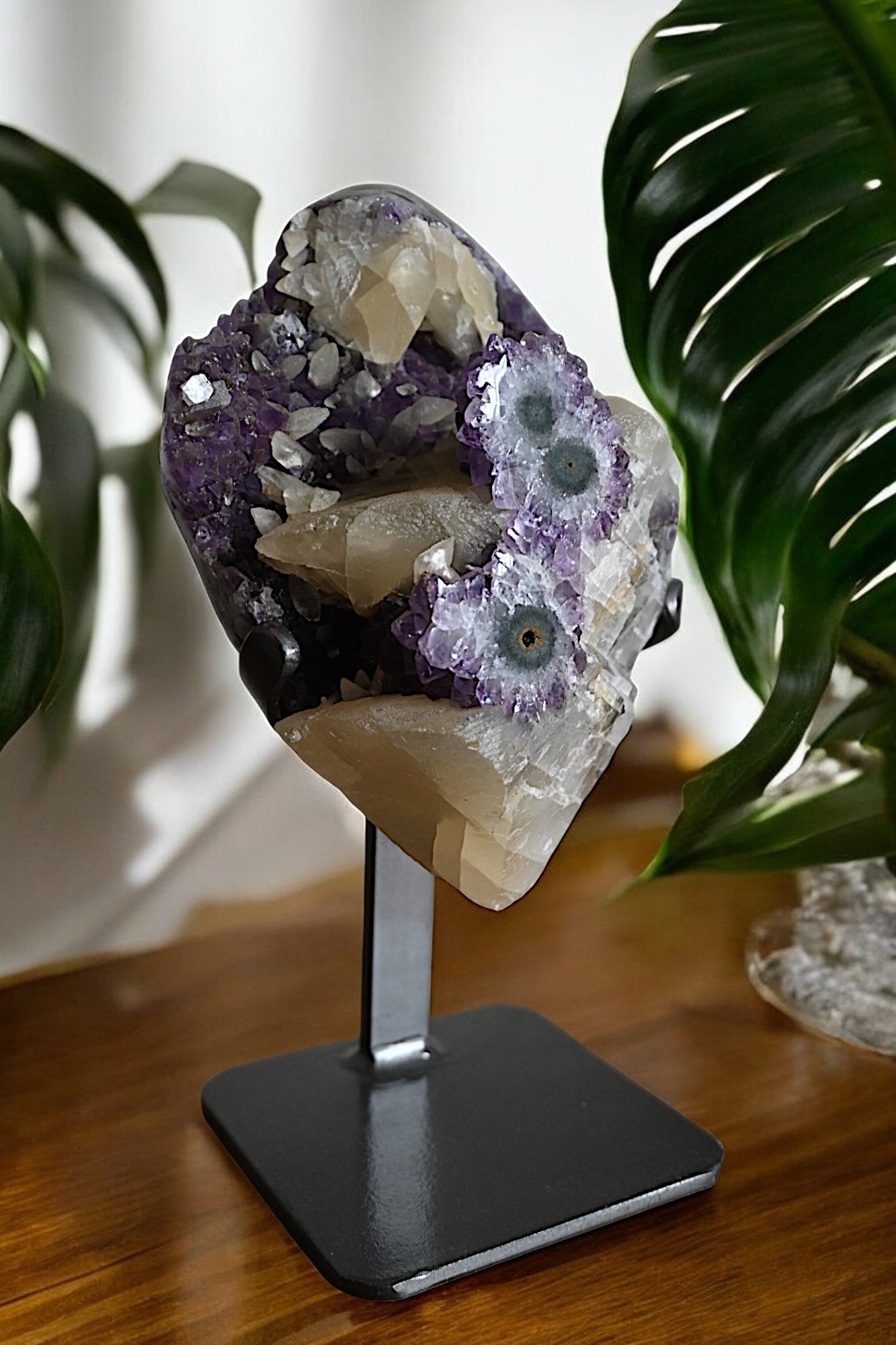 Amethyst and Calcite Collectors Display