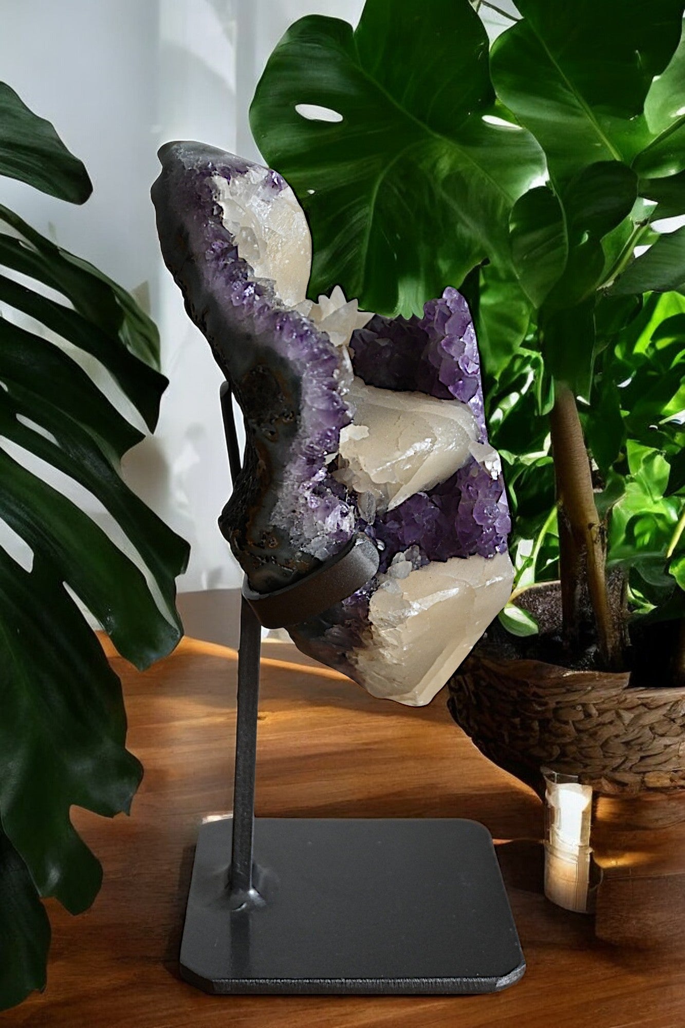 Amethyst and Calcite Collectors Display