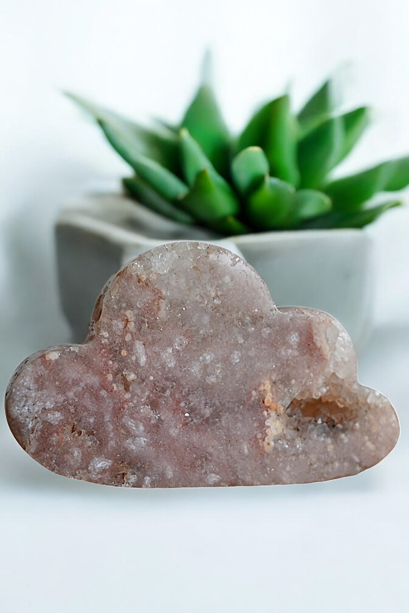 Pink Amethyst Geode Cloud