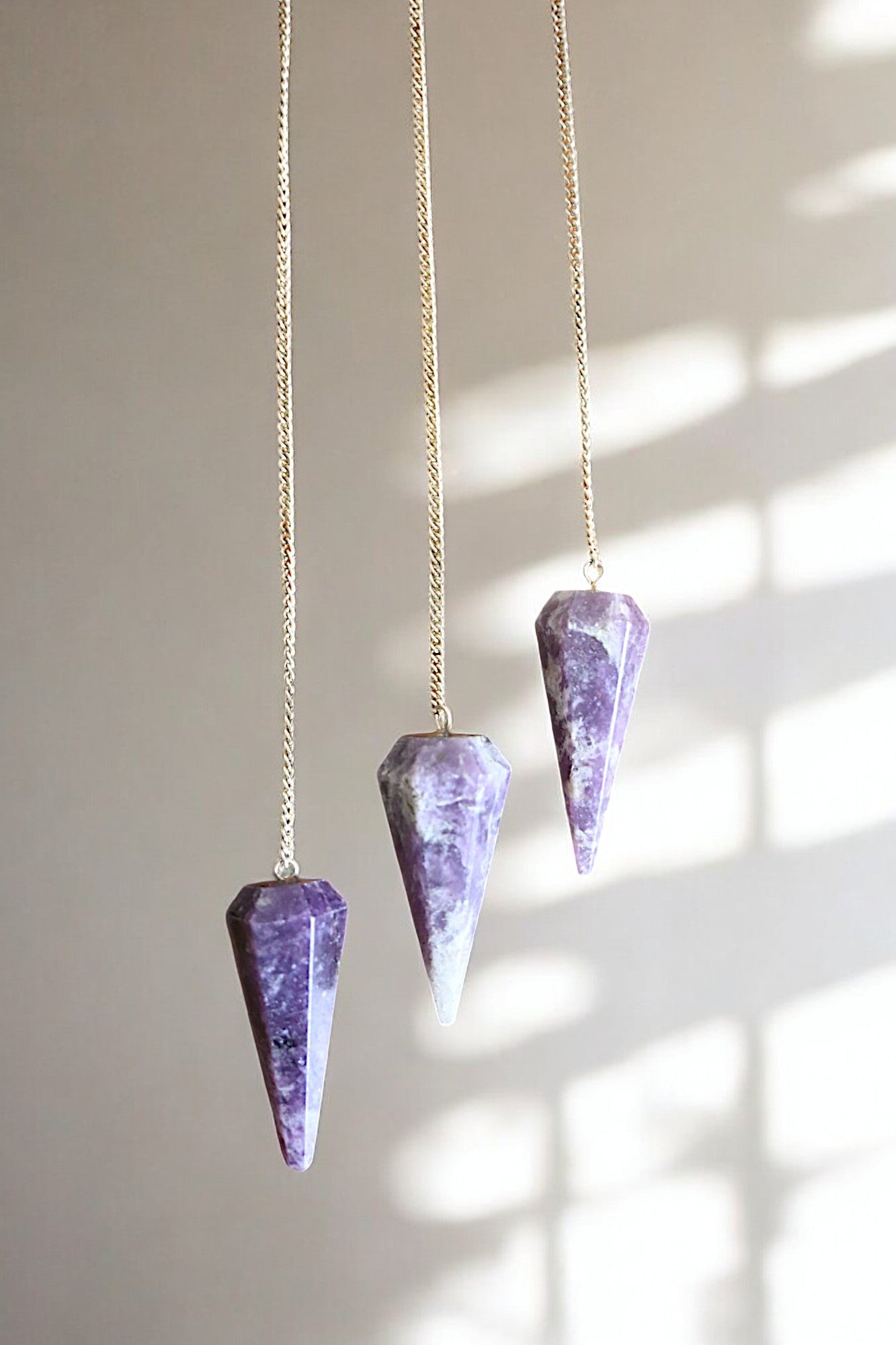 Lepidolite Pendulum