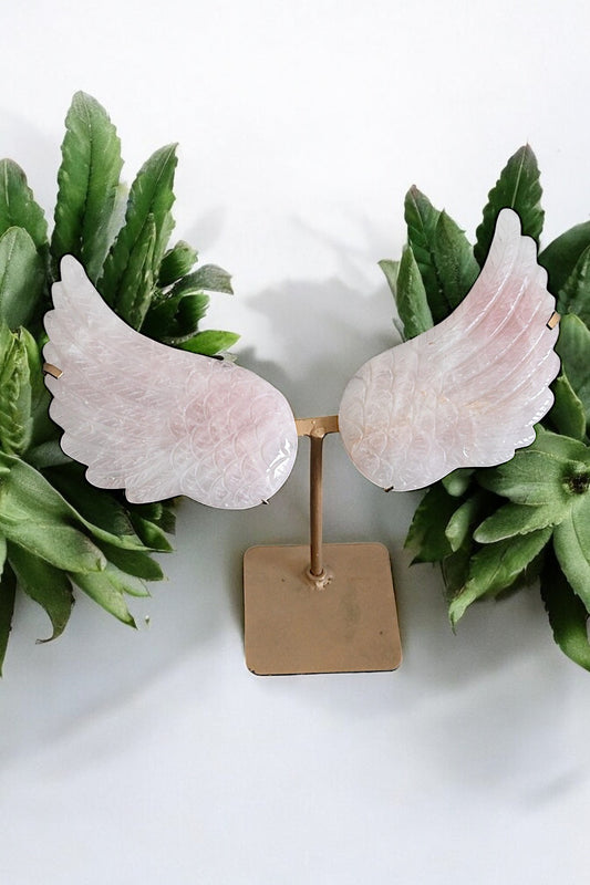 Rose Quartz Archangel Wings