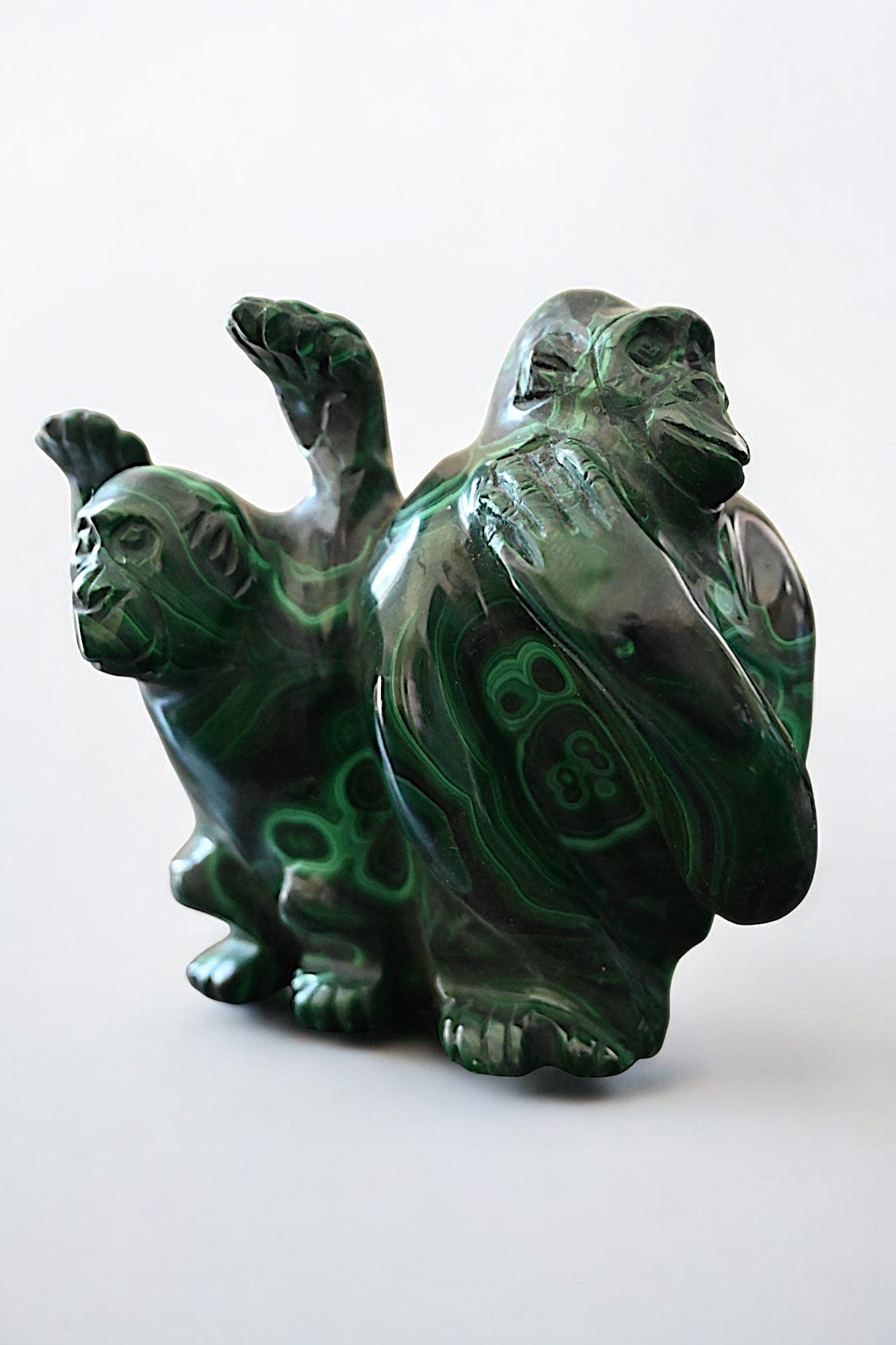 Malachite Gorilla Pair