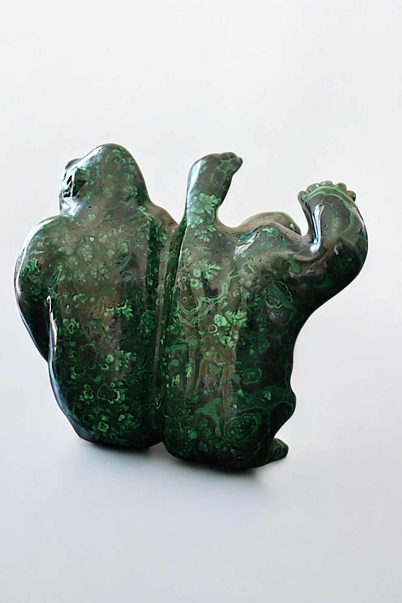Malachite Gorilla Pair