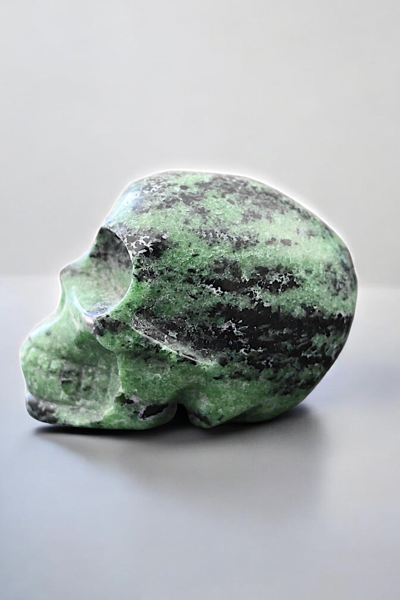 Ruby in Zoisite Skull