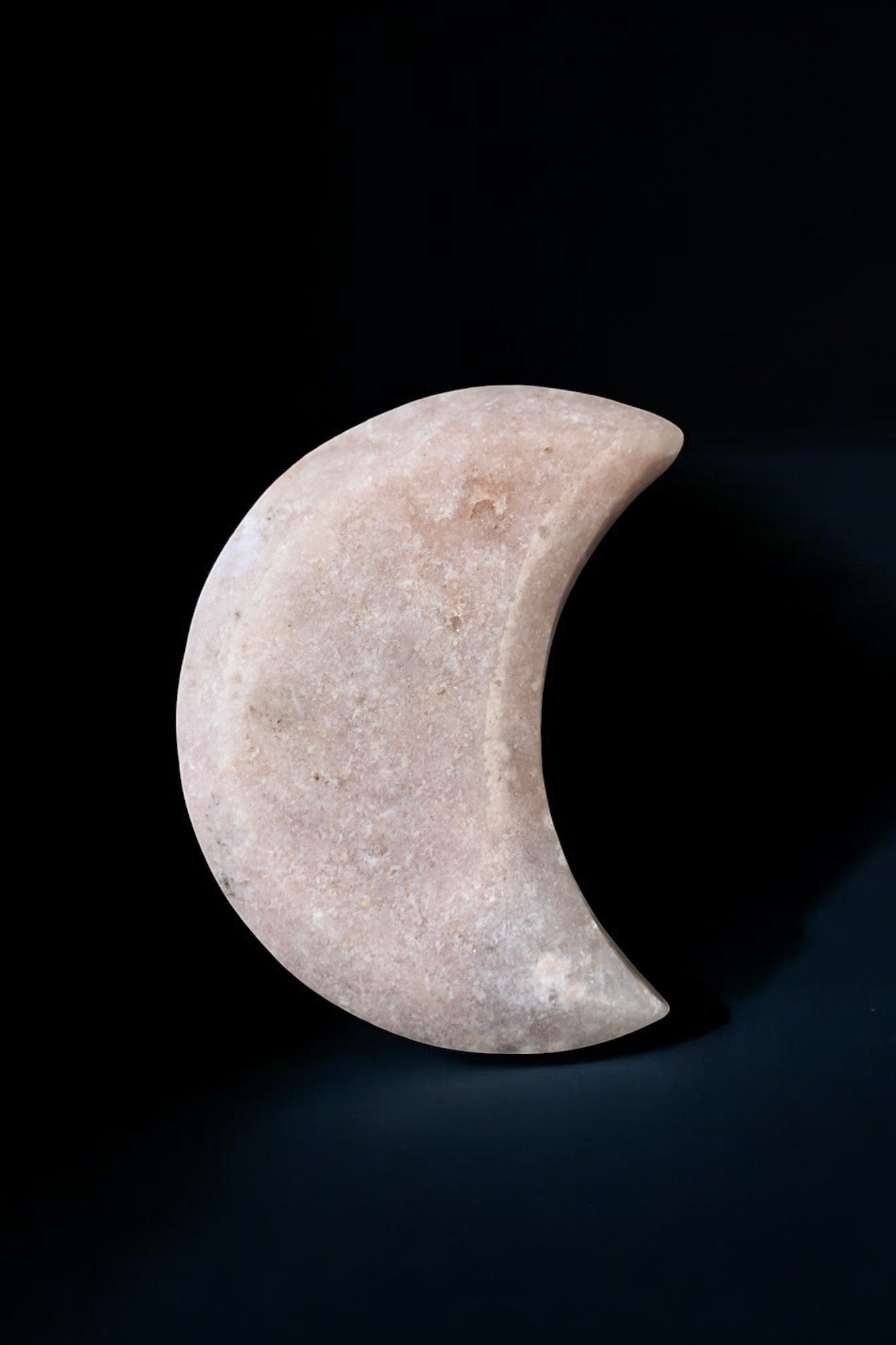 Pink Amethyst Crescent Moon