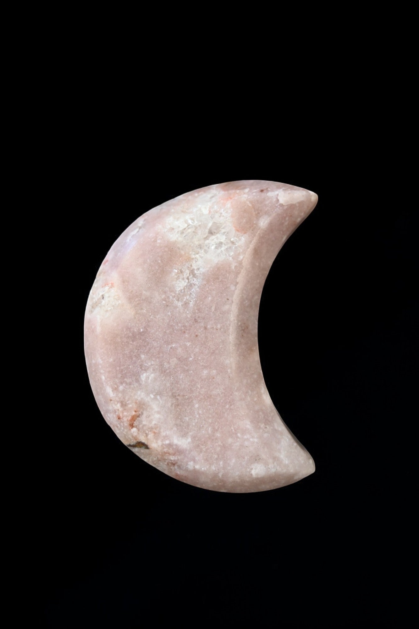 Pink Amethyst Crescent Moon